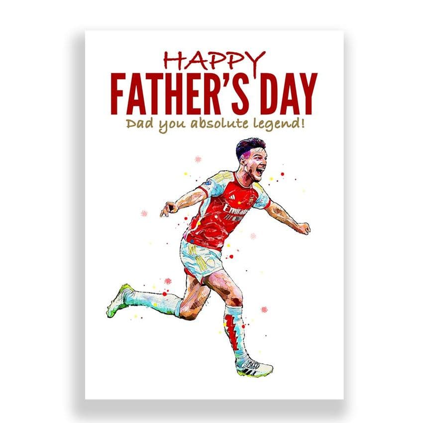 Arsenal Father's Day Card | Declan Rice