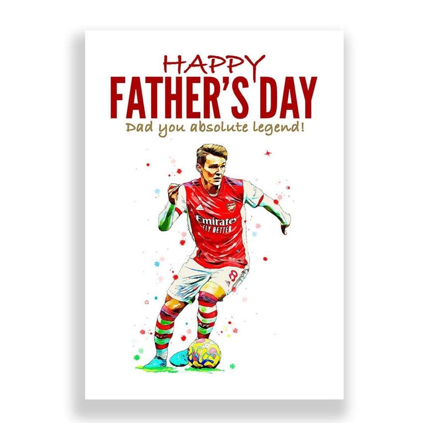 Arsenal Father's Day Card | Martin Odegaard