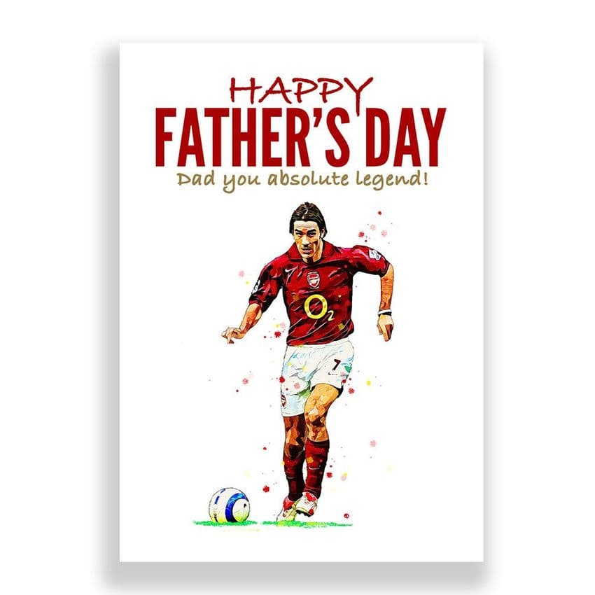 Arsenal Father's Day Card | Robert Pires