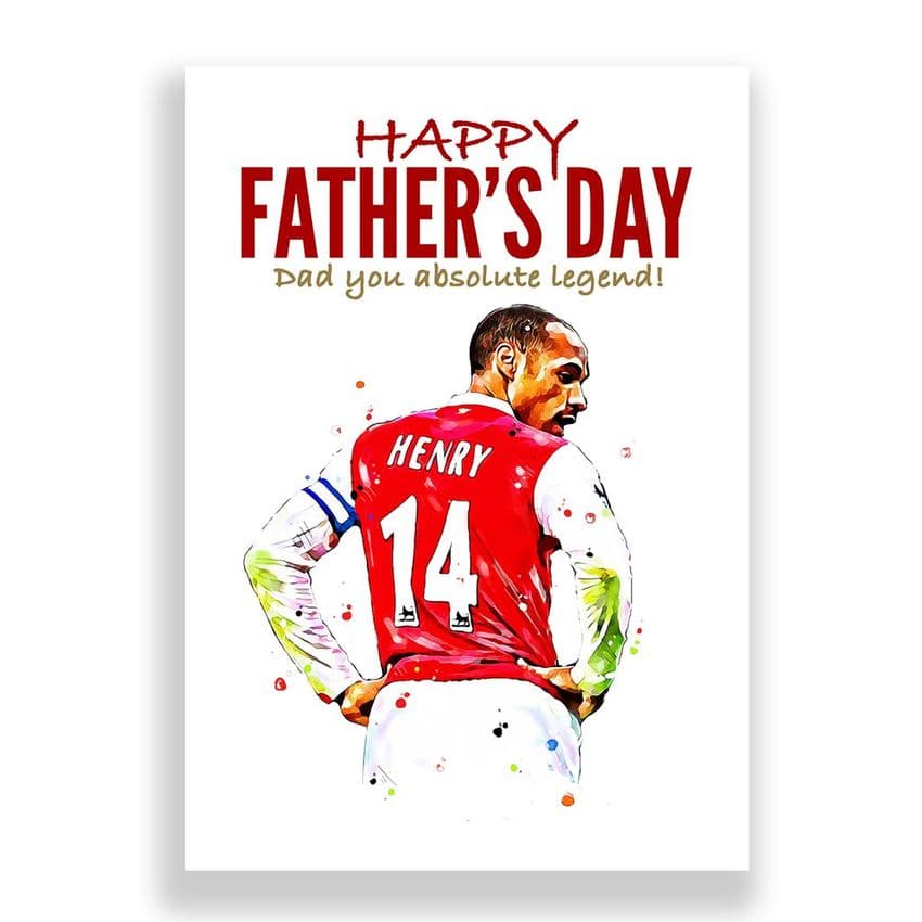 Arsenal Father's Day Card | Thierry Henry