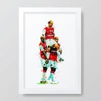 Arsenal | Henry Vieira Bergkamp Art Print