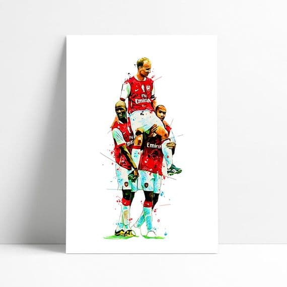 Arsenal | Henry Vieira Bergkamp Art Print
