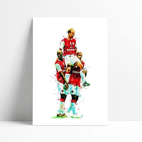 Arsenal | Henry Vieira Bergkamp Art Print