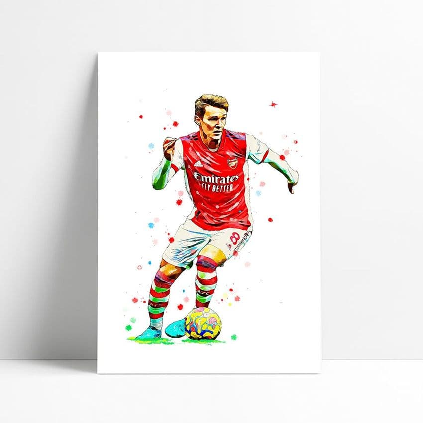 Arsenal | Martin Odegaard Art Print