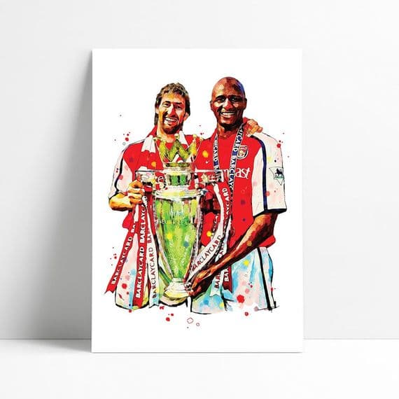 Arsenal | Patrick Vieira | Tony Adams Art Print