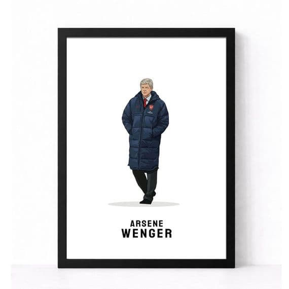 Arsenal Print | Arsene Wenger Coat