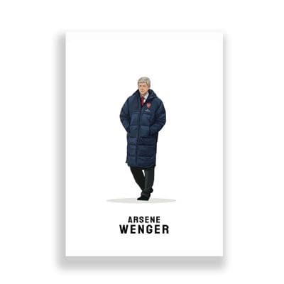 Arsenal Print | Arsene Wenger Coat