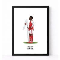 Arsenal Print | Bukayo Saka Flag