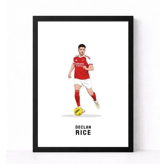 Arsenal Print | Declan Rice