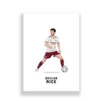 Arsenal Print | Declan Rice Away