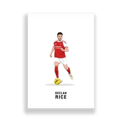 Arsenal Print | Declan Rice