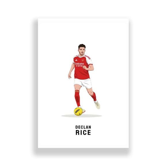 Arsenal Print | Declan Rice