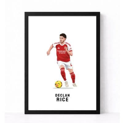 Arsenal Print | Declan Rice.