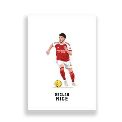 Arsenal Print | Declan Rice.