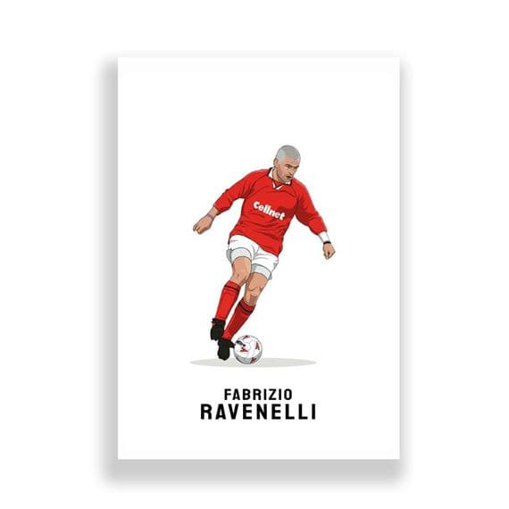Arsenal Print | Dennis Bergkamp (117)