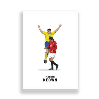 Arsenal Print | Dennis Bergkamp (120)