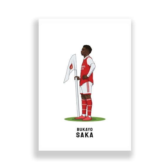 Arsenal Print | Dennis Bergkamp (148)