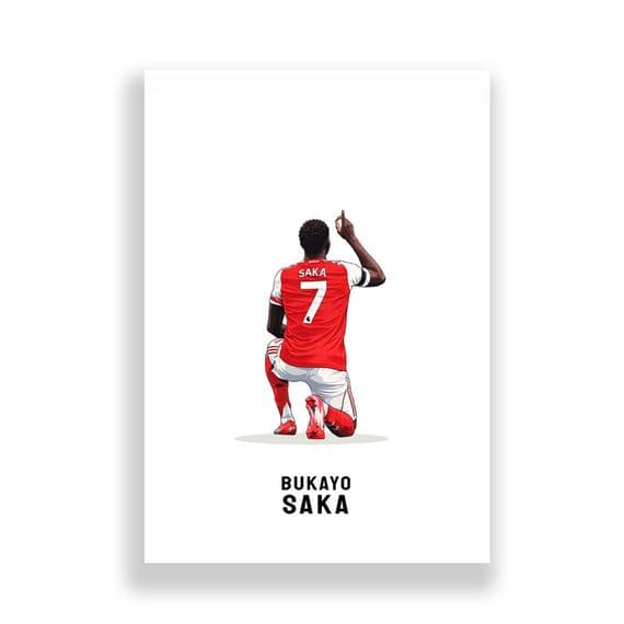 Arsenal Print | Dennis Bergkamp (95)