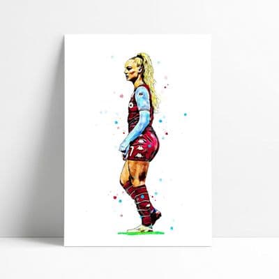 Aston Villa | Alisha Lehmann Art Print