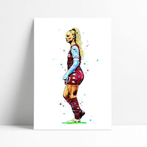 Aston Villa | Alisha Lehmann Art Print