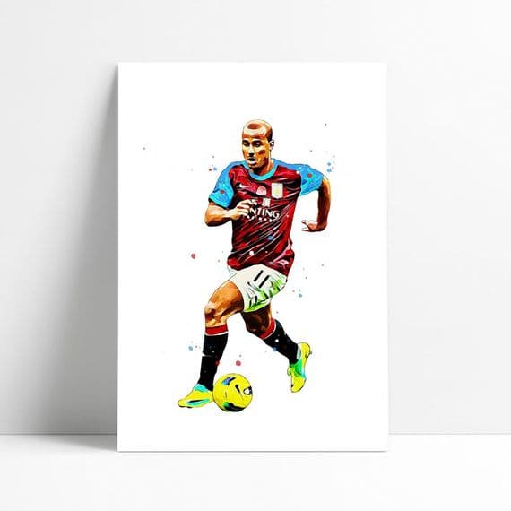 Aston Villa | Gabriel Agbonlahor Art Print