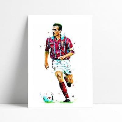 Aston Villa | Gordon Cowans Art Print