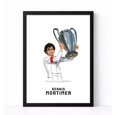 Aston Villa Print | Dennis Mortimer