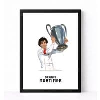 Aston Villa Print | Dennis Mortimer