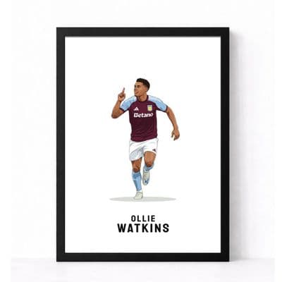 Aston Villa Print | Ollie Watkins