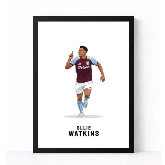 Aston Villa Print | Ollie Watkins
