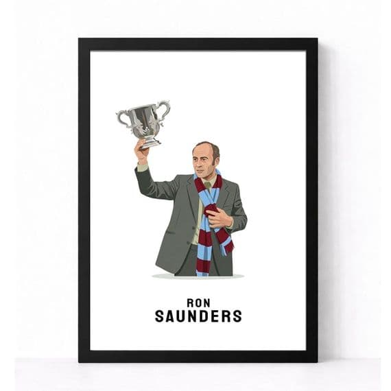 Aston Villa Print | Ron Saunders.