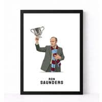 Aston Villa Print | Ron Saunders.