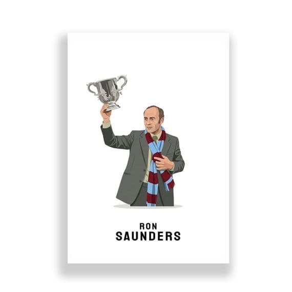 Aston Villa Print | Ron Saunders.