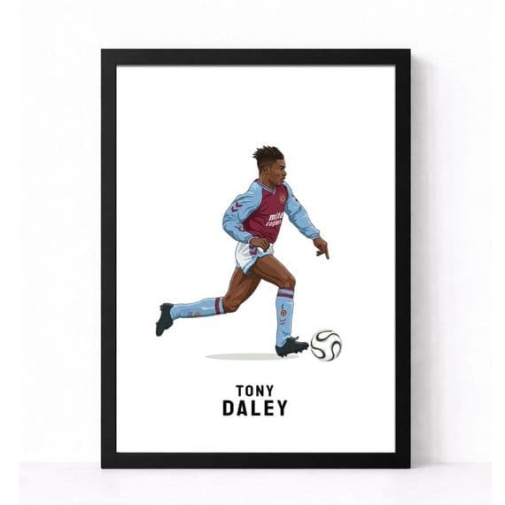 Aston Villa Print | Tony Daley