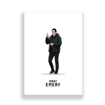 Aston Villa Print | Unai Emery