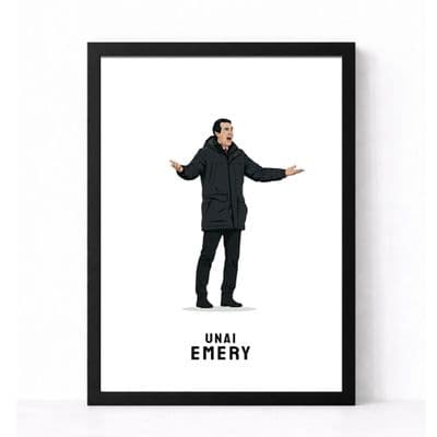 Aston Villa Print | Unai Emery.