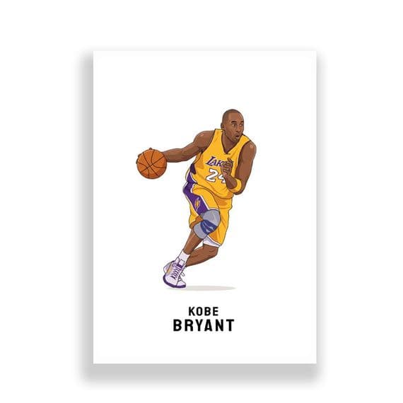 Basketball | Kobe Bryant Minimal Art