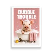 Bathroom Print | Bubble Trouble