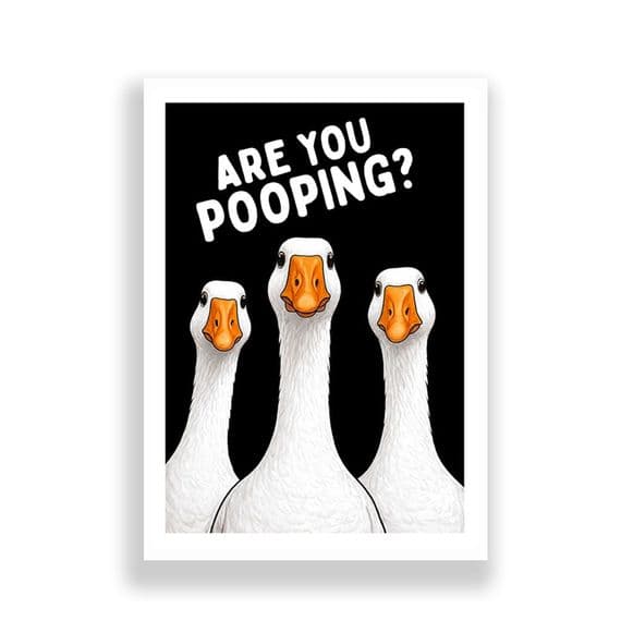 Bathroom Print | Cow Farts! (4)