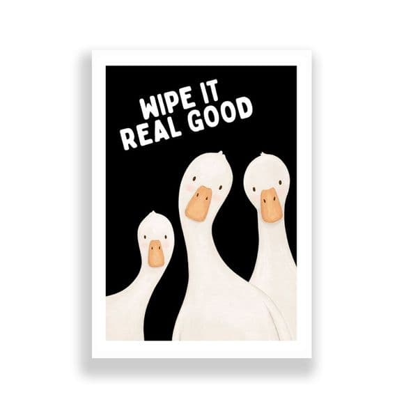 Bathroom Print | Cow Farts! (5)