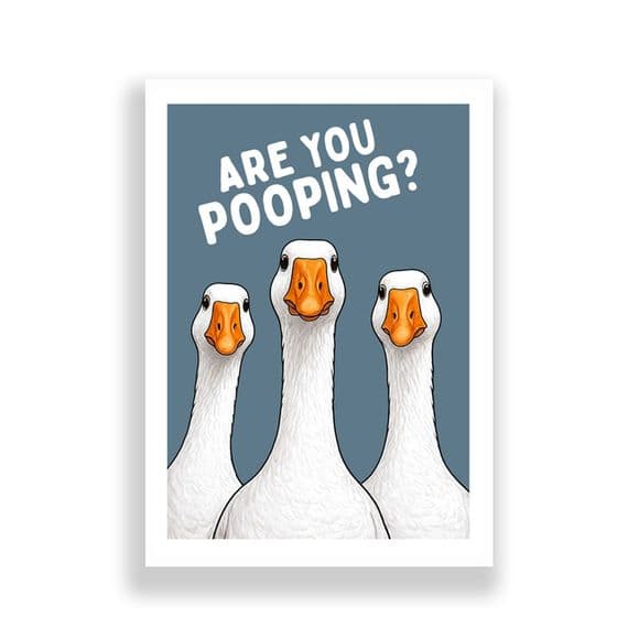 Bathroom Print | Cow Farts! (8)