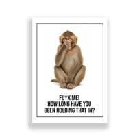Bathroom Print | F*ck Me!