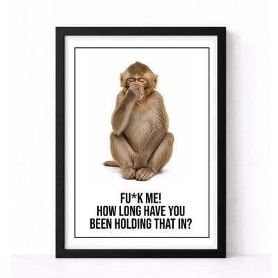 Bathroom Print | F*ck Me!