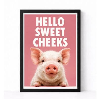 Bathroom Print | Hello Sweet Cheeks