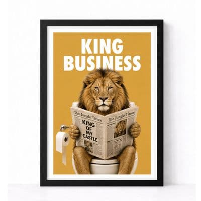 Bathroom Print | King Business!