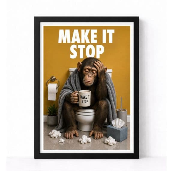 Bathroom Print | Make It Stop!