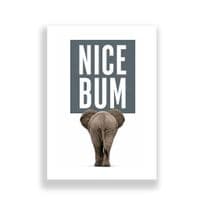 Bathroom Print | Nice bum