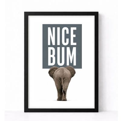 Bathroom Print | Nice bum