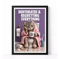 Bathroom Print | Regretting Everything!
