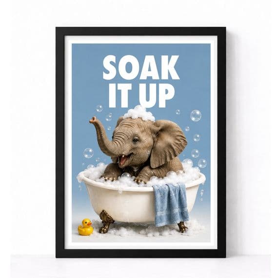 Bathroom Print | Soak It Up!